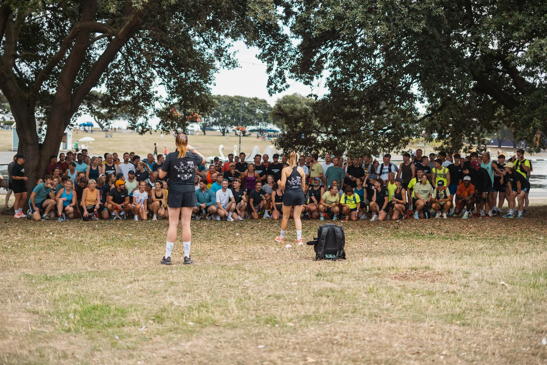 Group photo of running club
