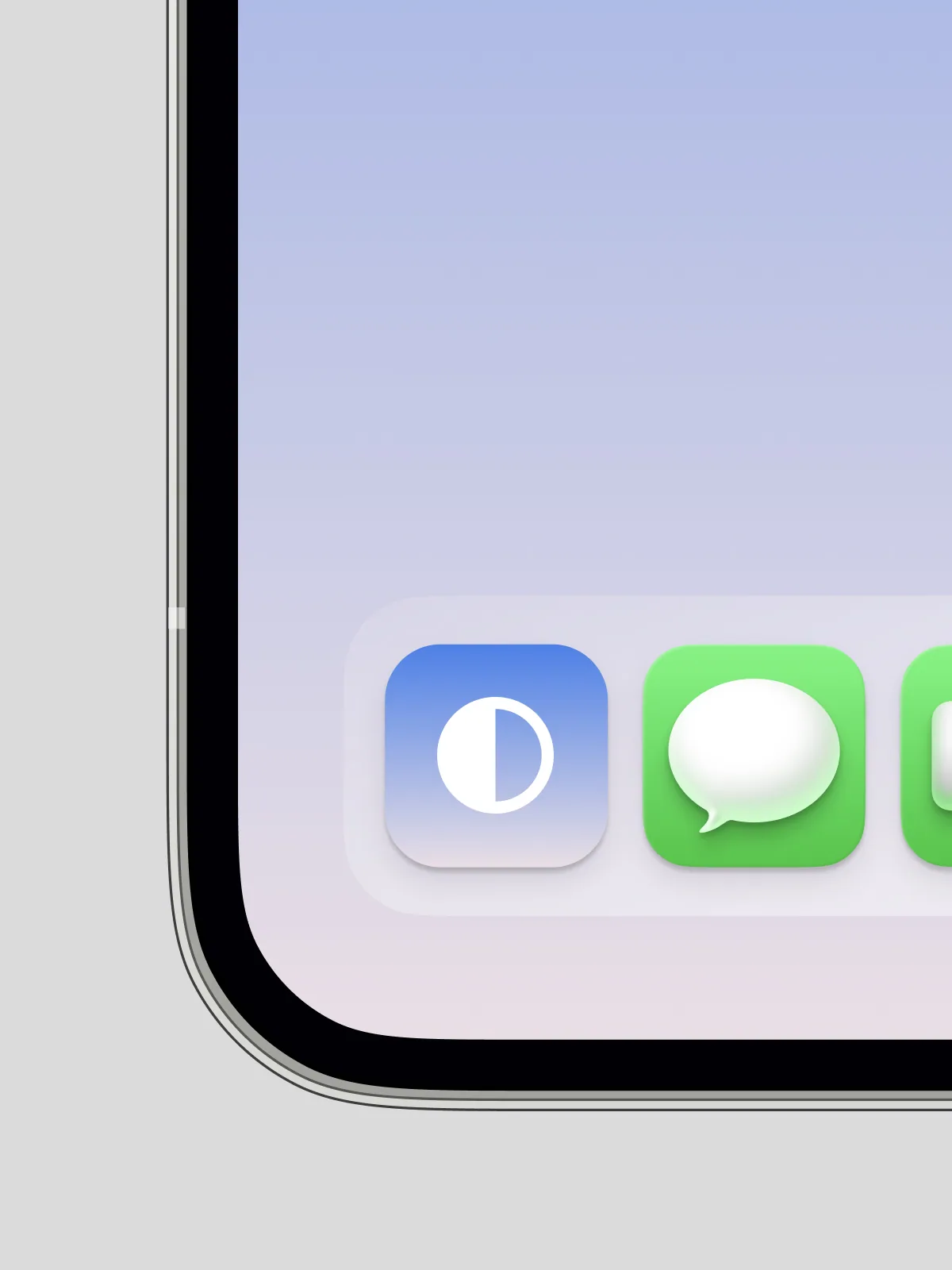 Phone mockup showing app icon
