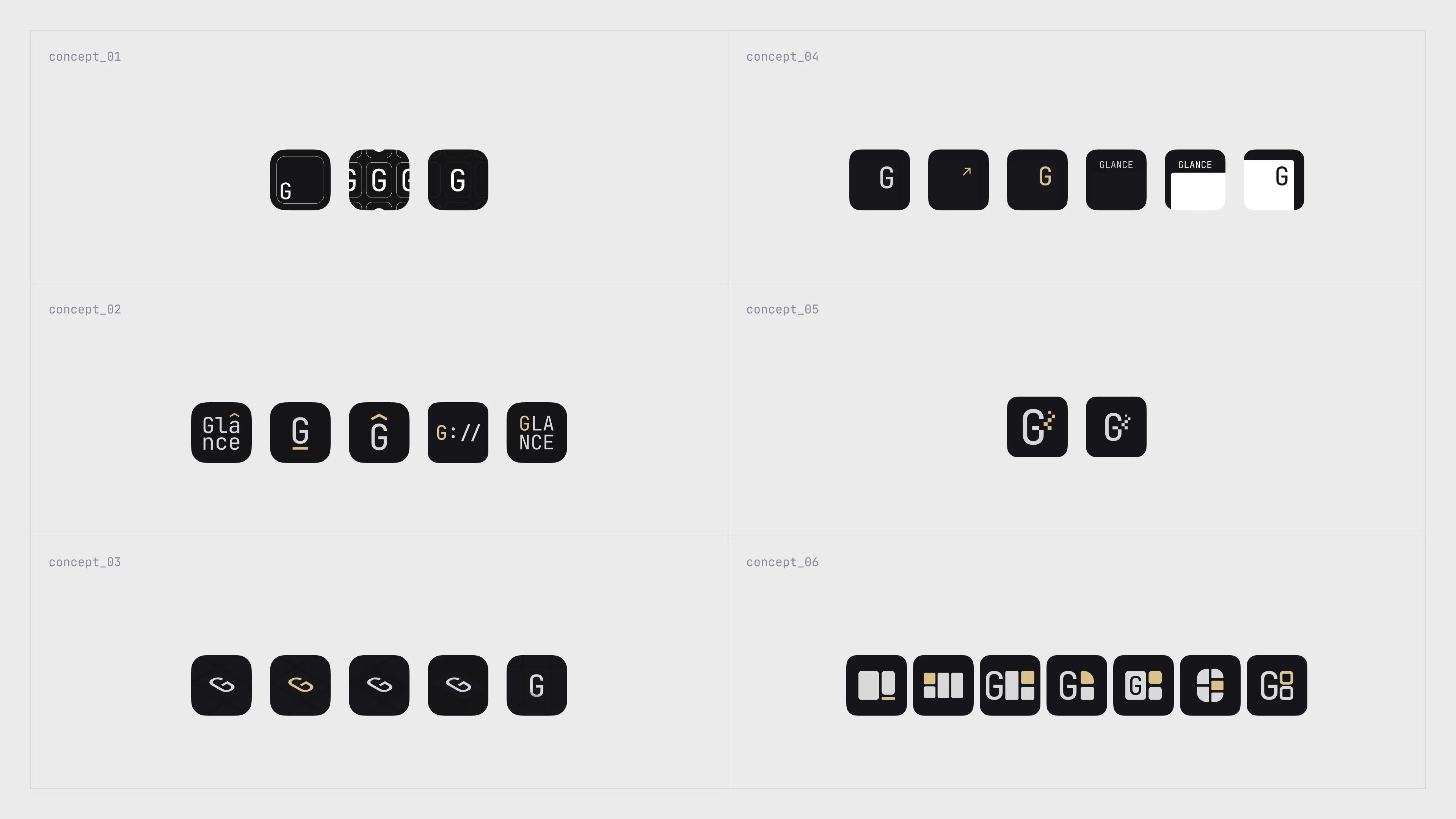 Icon concept development