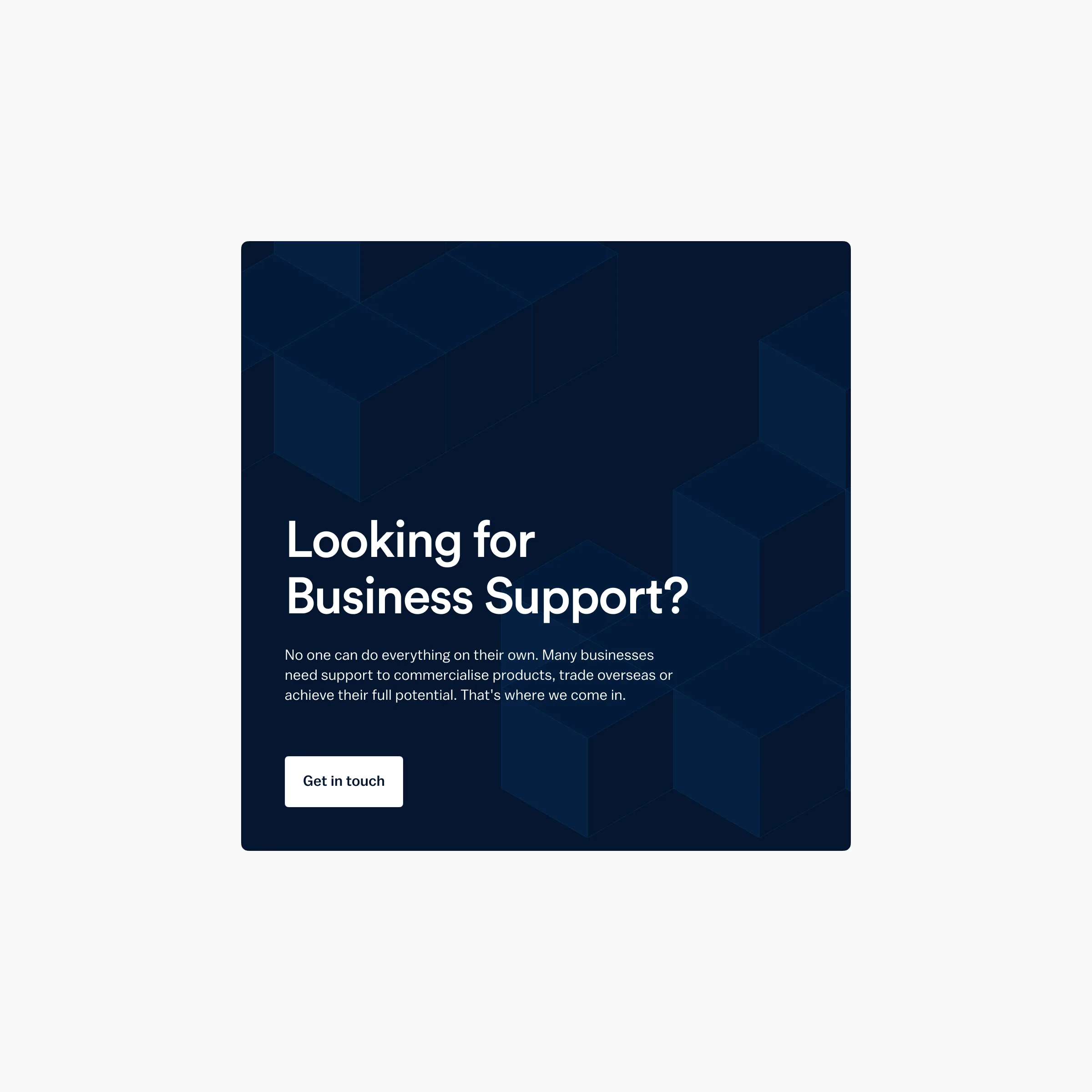 Website card component