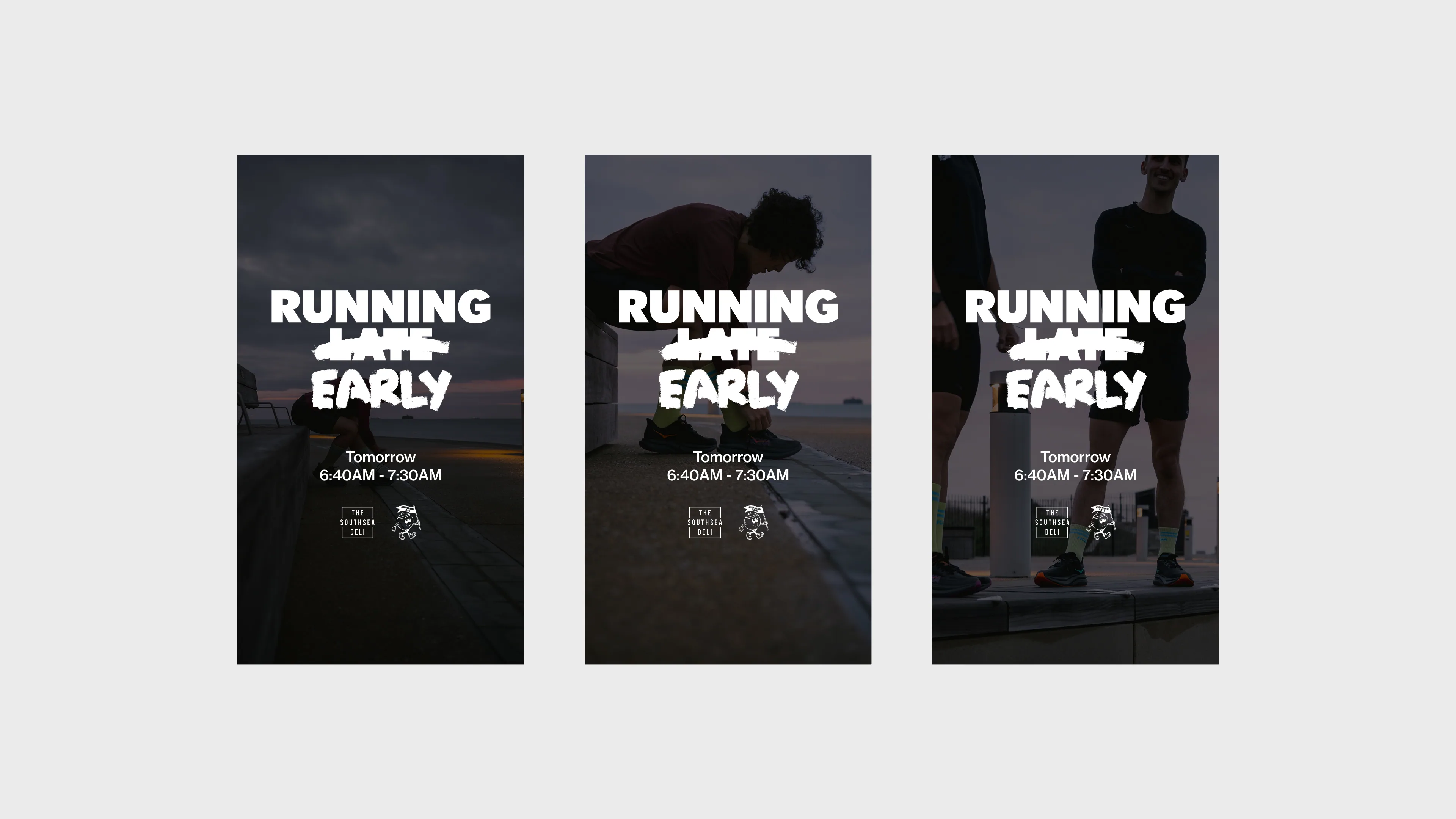 Running Early Instagram stories